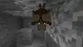 Eine schlafende Fledermaus