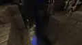 Ein Bild einer Schlucht, die sich durch eine Festung zieht