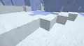 Schneeblöcke, welche natürlich in einer Eiszapfentundra generiert wurden.