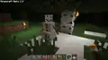 Erstes von Notch veröffentlichtes Bild eines Schneegolems, damals noch ohne Kürbishelm.