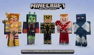 Auswahl aus Skin-Paket "Guardians of the Galaxy"