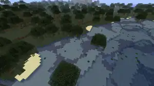 Sumpf mit gräulicher Grasfarbe vor Vollversion 1.7