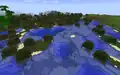 Ein alter Sumpf mit den kleinen Flussbiomen in Vollversion 1.7 geladen