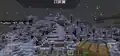 In der Bedrock Edition wird das Laub in schneeigen Biomen weiß.