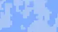 Die gleichen Wolken, nur dass der Spieler sich nicht in einem Block befindet: Man sieht, dass sie wesentlich heller sind.