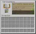 Das Zauberspruch-Inventar vor Vollversion 1.8 (14w02a).