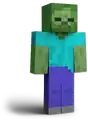 Renderbild vom Zombie aus Super Smash Bros. Ultimate.