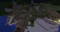 Ein seltenes Dorf mit Zombiedorfbewohnern als Bewohner