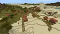 Einzelne Bruchsteinblöcke sind in Zombiedörfern der Bedrock Edition bemoost.