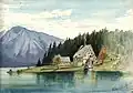 Aquarell aus einem Skizzenbuch, ca. 1864