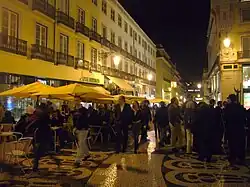 Valentinstag 2009 vor dem Café A Brasileira