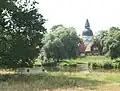 Emswiese bei Haren, Blick auf den Emslanddom