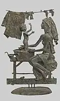 Kleines Bad (Bronze, 2017)