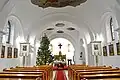 Innenraum der Kirche Szent András