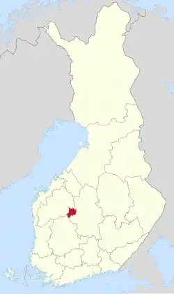 Lage von Ähtäri in Finnland