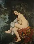 Die überraschte Nymphe