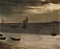 Édouard Manet: Die Bucht von Arcachon und Leuchtturm auf dem Cap Ferret, 1871