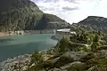 Lac d’Emosson, gesehen vom Col du Passet