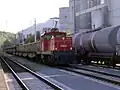 1063 010 mit Güterzug in Gmunden