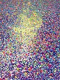 Ölgemälde aus der Serie „Kraft der Farben“; 110 × 150 cm; 1999–2002;