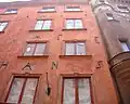 Maueranker in Buchstaben-Ausführung (Stockholm)