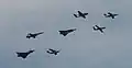 Mehrere Generationen der österreichischen Luftstreitkräfte bei der AirPower 2016
