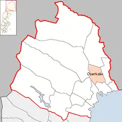 Lage der Gemeinde Överkalix