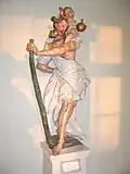 Christopherus-Plastik von J. A. Feuchtmayer