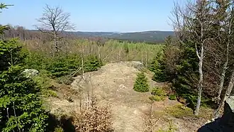 Blick vom Lauschhübel zur Augustusburg