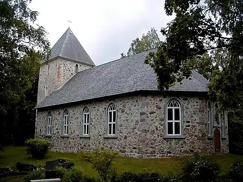 Lutherische Kirche Ģipka, 1860 erbaut