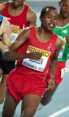 İlham Tanui Özbilen bei den Hallenweltmeisterschaften 2012 in Istanbul