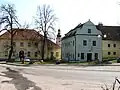 Marktplatz in Římov