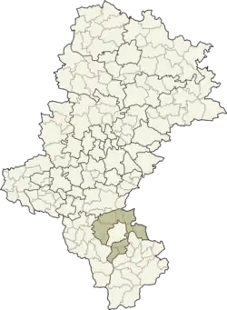 Lage des Powiat Bielski