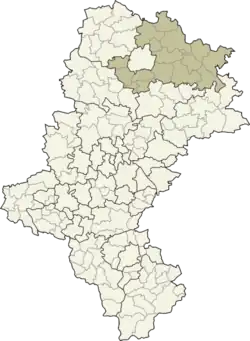 Lage des Powiat Częstochowski