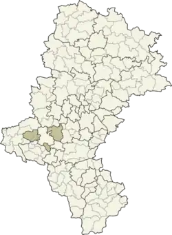 Karte des Powiat Rybnicki