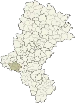 Lage des Powiats in der Woiwodschaft