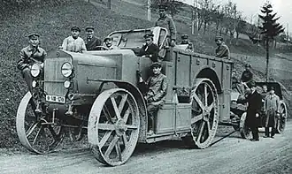Škoda-Artillerie­zug­maschine, 1920