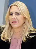 Željka Cvijanović, SNSD (populistisch, serbisch-separatistisch)