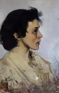 M. Nesterow: Anna Tschertkowa (1890)