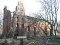 Reste des Turms und einer Mauer der Vorburg (2014)