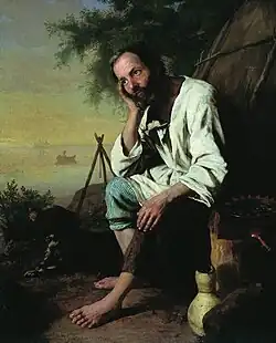 Großvater Wassili (russisch Дед Василий, 1858) Sumy Art Museum benannt nach Nikanor Onatsky, Ukraine