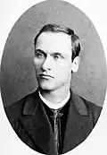 Vater Mychajlo Subryzkyj (1856-1919), griechisch-katholischer Priester, langjähriger Pfarrer des Dorfes Mschanez (1883-1914).