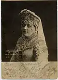 Nadeschda Michailowna Lanskaja als Domna Saburowa, 1908