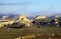 Berge im Naturschutzgebiet Ustjurt