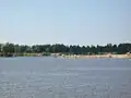 Blagodatnoje-See bei Knjase-Wolkonskoje, eine geflutete Kiesgrube