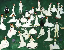 Erholung. Gesellschaft mit Zylindern, 1908, Russisches Museum, St.&nbsp;Petersburg