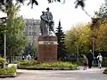 Denkmal für die ersten Komsomolzen, die Magnitka erbauten (1963), Magnitogorsk[1]