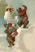 Weihnachtspostkarte (1899)
