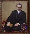 Porträt eines Unbekannten (ca. 1914, Kunstgalerie Chasine, Filiale des Kunstmuseums der Republik Tatarstan)