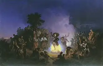 „Die Nacht von Iwan Kupala“, Iwan Solokow 1856